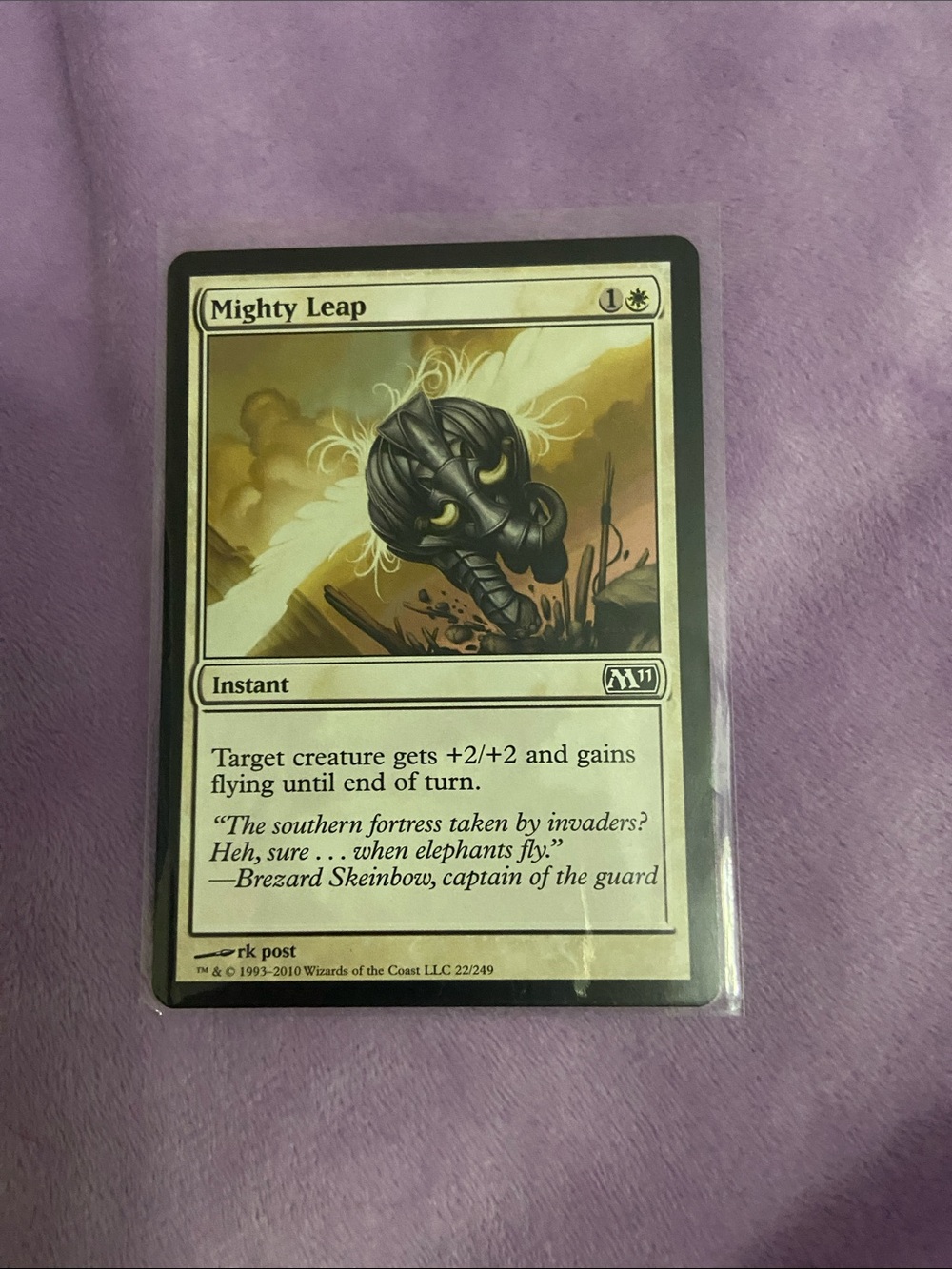Mighty Leap White Instant Spell Card - Magic: The Gathering